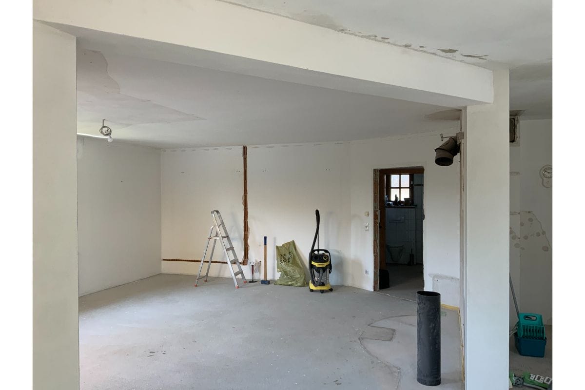 Der Wohnbereich vor dem Umbau