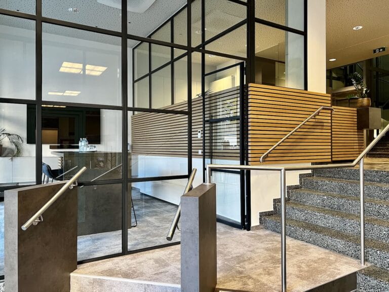 Firmenumbau Phase 1, Hauptgebäude, Eingang